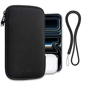 Tech-Protect SM70 Universelt telefoncover/etui - 6"-7.2" - Sort