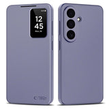 Samsung Galaxy S26+ Tech-Protect Smart Clear View Flip etui med kortplads - Lilla