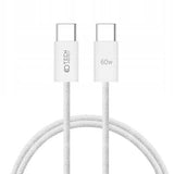 Tech-Protect UltraBoost Classic Type-C-kabel - PD60W/3A, 1m - hvid