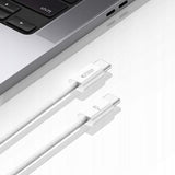 Tech-Protect UltraBoost Classic Type-C-kabel - PD60W/3A, 1m - hvid