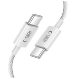 Tech-Protect UltraBoost Classic Type-C-kabel - PD60W/3A, 2m - hvid