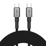 Tech-Protect UltraBoost DNA Type-C-kabel - PD 100W/5A, 300cm - Jerngrå