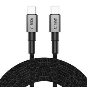 Tech-Protect UltraBoost DNA Type-C-kabel - PD 100W/5A, 300cm - Jerngrå