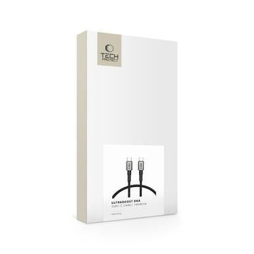 Tech-Protect UltraBoost DNA Type-C-kabel - PD 100W/5A, 50cm - jerngrå