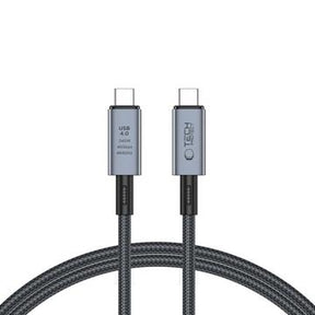 Tech-Protect UltraBoost Max USB 4.0 Type-C-kabel - PD240W, 1m, 8K 40Gbps - grå