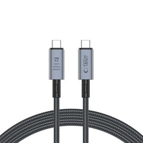 Tech-Protect UltraBoost Max USB 4.0 Type-C-kabel - PD240W, 2m, 8K 40Gbps - grå