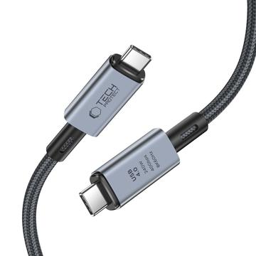 Tech-Protect UltraBoost Max USB 4.0 Type-C-kabel - PD240W, 2m, 8K 40Gbps - grå