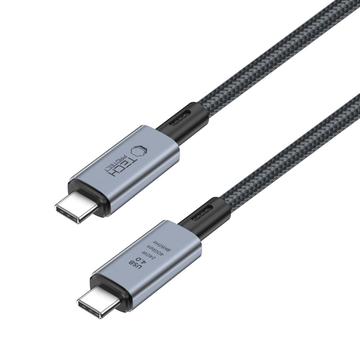 Tech-Protect UltraBoost Max USB 4.0 Type-C-kabel - PD240W, 2m, 8K 40Gbps - grå