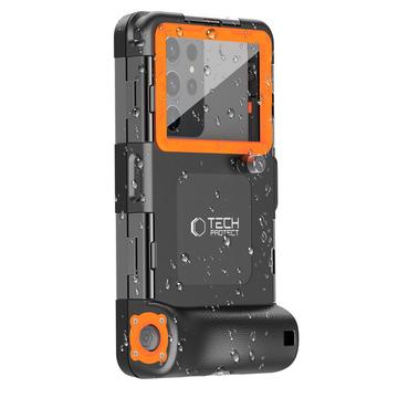 Tech-Protect Universal Dykning Vandtæt Etui - 6.7" - Orange