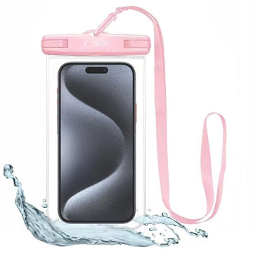 Tech-Protect Universal Vandtæt Taske - 6.9" - Pink