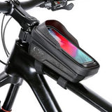 Tech-Protect V2 Universal Cykeltaske med Mobilholder - M - Sort