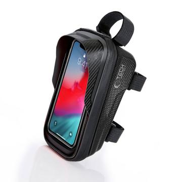 Tech-Protect V2 Universal Cykeltaske med Mobilholder - M - Sort