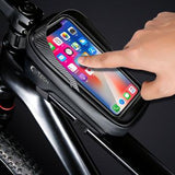 Tech-Protect V2 Universal Cykeltaske med Mobilholder - M - Sort