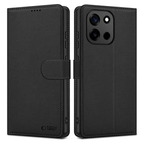 OnePlus Nord 6 Tech-Protect Pung Cover med Magnet og Stativ - Sort