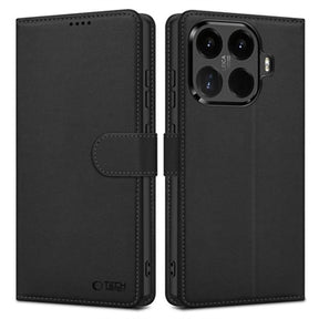 Xiaomi 17T Pro Tech-Protect Pung Cover med Magnet og Stativ - Sort