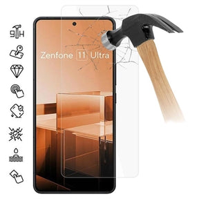 Asus Zenfone 11 Ultra Skærmbeskyttelse Hærdet Glas - 9H - Case Friendly - Klar