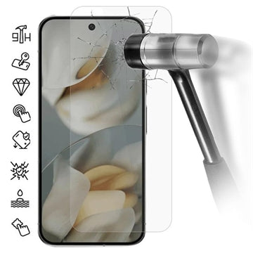 Google Pixel 10 Pro XL Skærmbeskyttelse Hærdet Glas - 9H - Case Friendly - Gennemsigtig