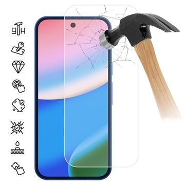 Google Pixel 10a Skærmbeskyttelse Hærdet Glas - 9H - Case Friendly - Gennemsigtig