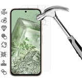 Google Pixel 8a Skærmbeskyttelse Hærdet Glas - 9H - Case Friendly - Klar