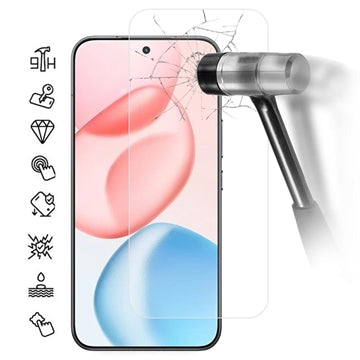 Honor 400 Smart 5G/4G/X7d 4G Skærmbeskyttelse Hærdet Glas - 9H - Case Friendly - Gennemsigtig