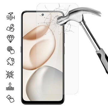 Honor Play10 5G Skærmbeskyttelse Hærdet Glas - 9H - Case Friendly - Gennemsigtig