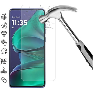 Motorola Edge 60 Stylus Skærmbeskyttelse Hærdet Glas - 9H - Case Friendly - Gennemsigtig