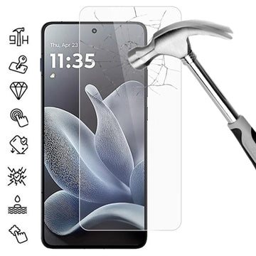 Motorola Edge 70 Skærmbeskyttelse Hærdet Glas - 9H - Case Friendly - Gennemsigtig