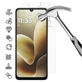 Motorola Moto G06 Power Skærmbeskyttelse Hærdet Glas - 9H - Case Friendly - Gennemsigtig