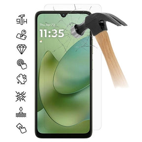 Motorola Moto G06 Skærmbeskyttelse Hærdet Glas - 9H - Case Friendly - Gennemsigtig