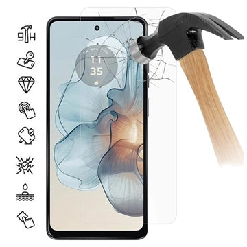 Motorola Moto G24 Power Skærmbeskyttelse Hærdet Glas - 9H, 0.3mm - Case Friendly - Klar