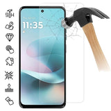 Motorola Moto G67 Power Skærmbeskyttelse Hærdet Glas - 9H - Case Friendly - Gennemsigtig