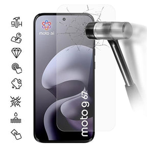Motorola Moto G67 Skærmbeskyttelse Hærdet Glas - 9H - Case Friendly - Gennemsigtig