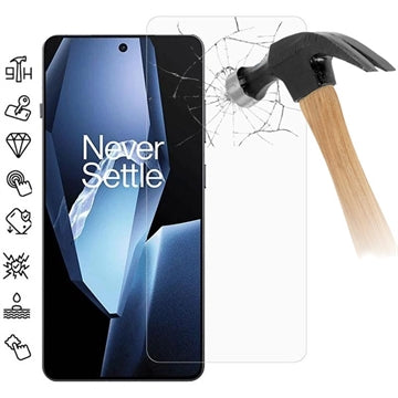 OnePlus Ace 5/5 Pro/13R Skærmbeskyttelse Hærdet Glas - Case Friendly - Gennemsigtig