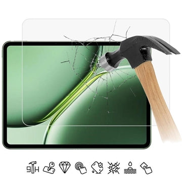 OnePlus Pad Pro Skærmbeskyttelse Hærdet Glas - 9H, 0.3mm - Case Friendly - Klar