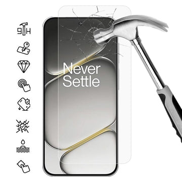 OnePlus Turbo 6V Skærmbeskyttelse Hærdet Glas - 9H - Case Friendly - Gennemsigtig