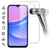 Samsung Galaxy A07 4G/A06 Skærmbeskyttelse Hærdet Glas - 9H - Case Friendly - Gennemsigtig