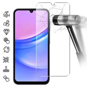 Samsung Galaxy A07 4G/A06 Skærmbeskyttelse Hærdet Glas - 9H - Case Friendly - Gennemsigtig