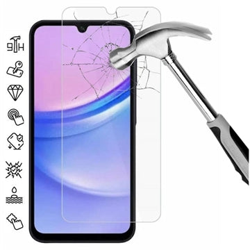 Samsung Galaxy A16 Skærmbeskyttelse Hærdet Glas - Case Friendly - Gennemsigtig
