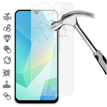 Samsung Galaxy A17/A26 Skærmbeskyttelse Hærdet Glas - 9H - Case Friendly - Gennemsigtig