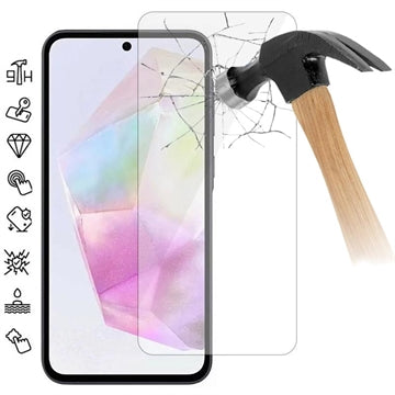 Samsung Galaxy A36/A56 Skærmbeskyttelse Hærdet Glas - Case Friendly - Gennemsigtig