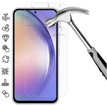 Samsung Galaxy A55 Skærmbeskyttelse Hærdet Glas - 9H - Case Friendly - Klar