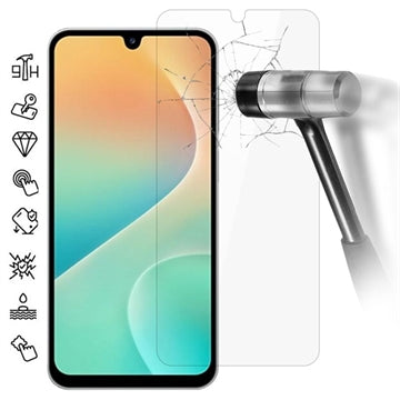 Samsung Galaxy F36 Skærmbeskyttelse Hærdet Glas - 9H - Case Friendly - Gennemsigtig