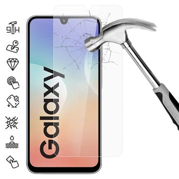 Samsung Galaxy M17 Skærmbeskyttelse Hærdet Glas - 9H - Case Friendly - Gennemsigtig
