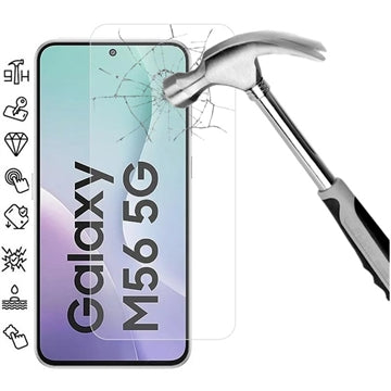 Samsung Galaxy M56/F56 Skærmbeskyttelse Hærdet Glas - 9H - Case Friendly - Gennemsigtig