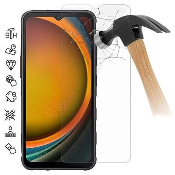 Samsung Galaxy Xcover7 Skærmbeskyttelse Hærdet Glas - 9H - Case Friendly - Klar