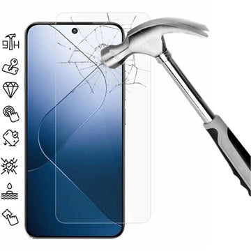 Xiaomi 14 Skærmbeskyttelse Hærdet Glas - 9H - Case Friendly - Klar