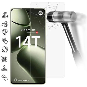 Xiaomi 14T/14T Pro Skærmbeskyttelse Hærdet Glas - Case Friendly - Gennemsigtig