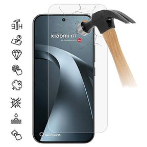 Xiaomi 17T Pro Skærmbeskyttelse Hærdet Glas - 9H - Case Friendly - Gennemsigtig