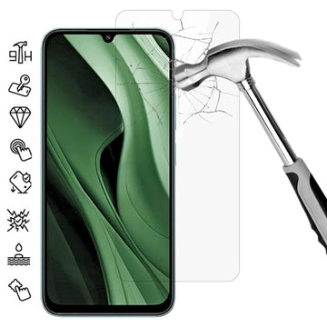 Xiaomi Poco C85 5G Skærmbeskyttelse Hærdet Glas - 9H - Case Friendly - Gennemsigtig