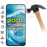 Xiaomi Poco M7 Plus Skærmbeskyttelse Hærdet Glas - 9H - Case Friendly - Gennemsigtig